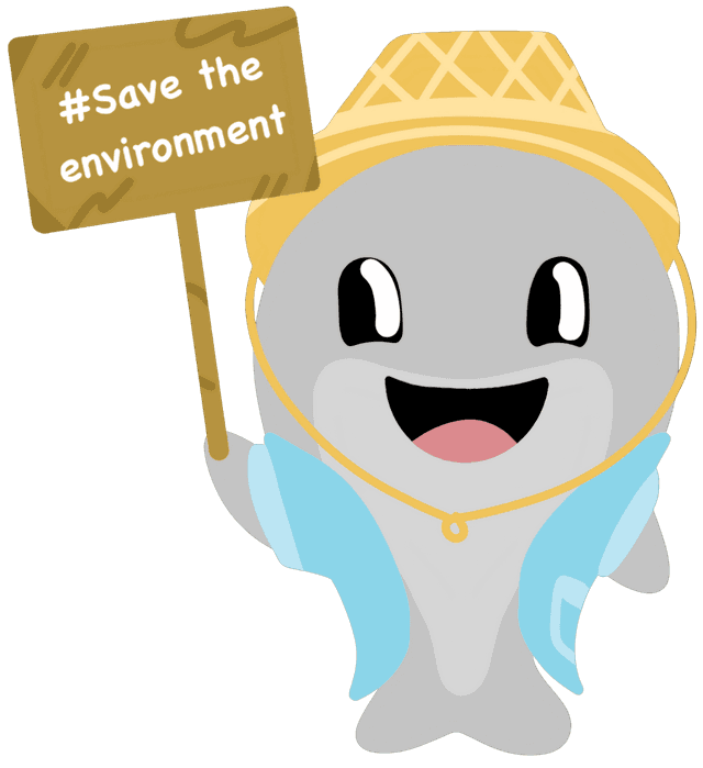 Solfraze Mascot with a Board